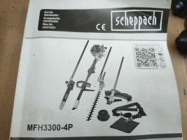 Scheppach MFH3300-4P bosmaaier kettingzaag-heggenschaar op steel (4)